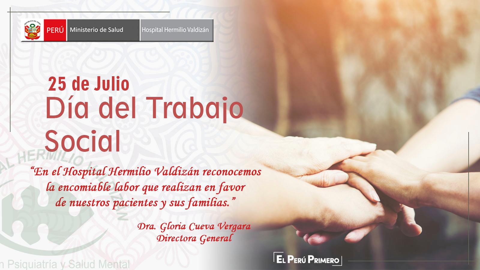 Día Del Trabajo Social Hospital Hermilio Valdizan