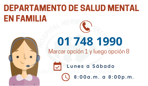 Teléfono 01 748 1990 opción 1, opción 8. Lunes a sábado de 8am a 8pm