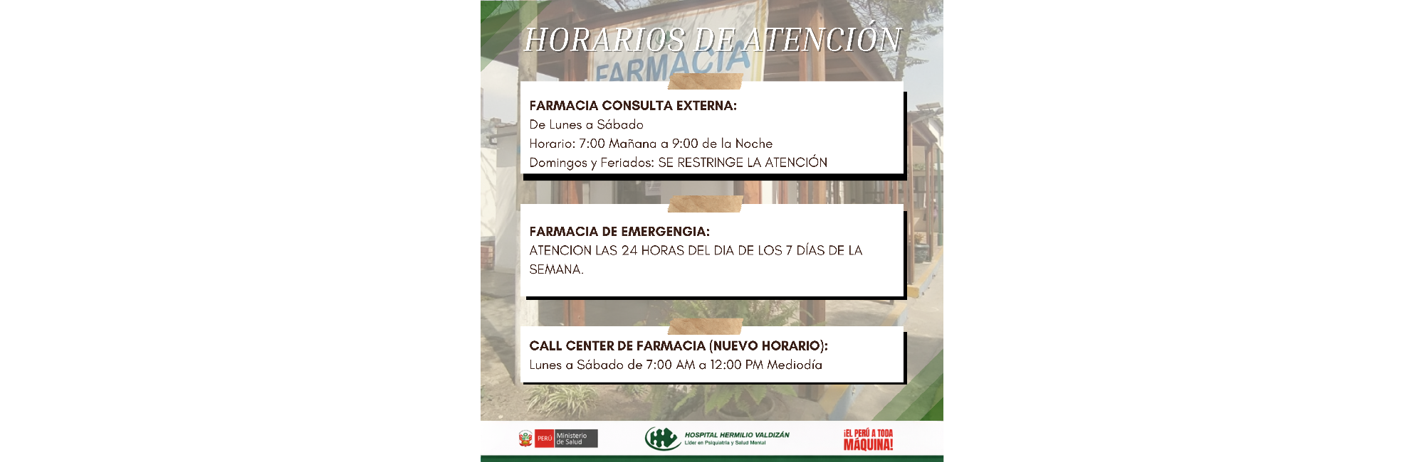 Farmacia teléfono 01 748 1990