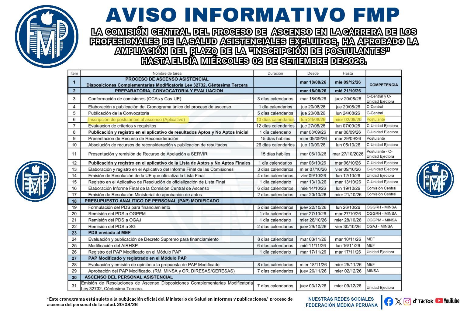 Comunicado